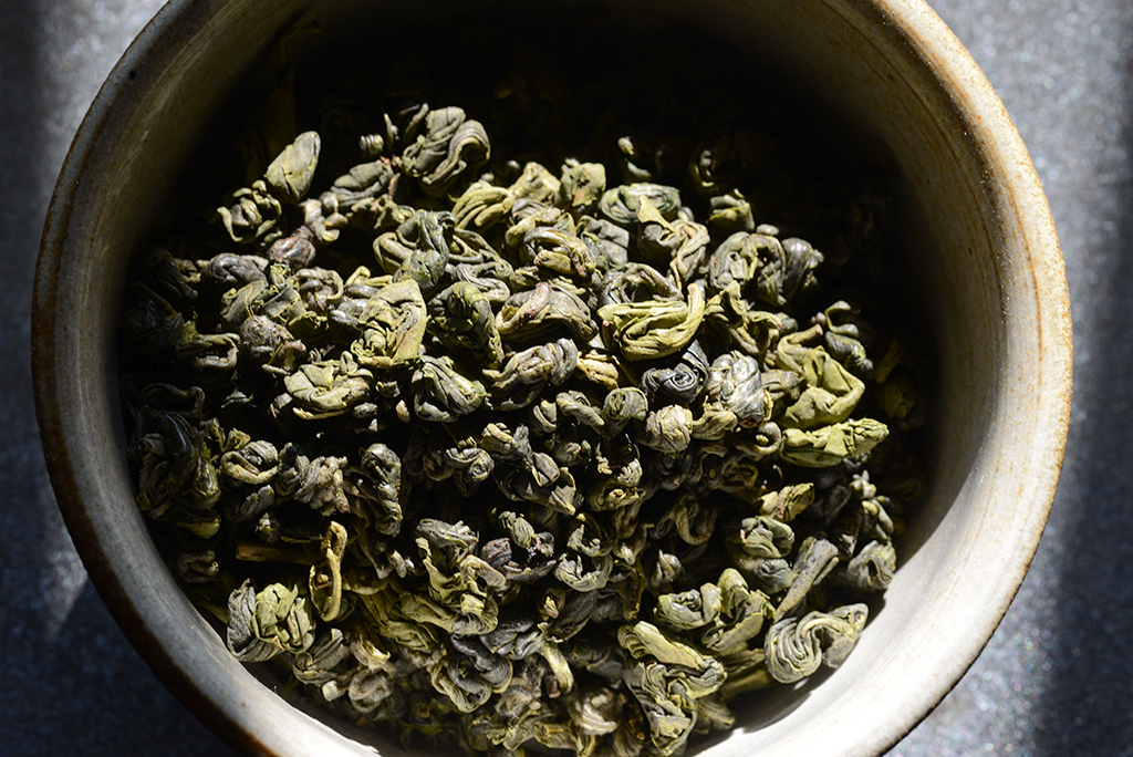 ping shui zhu cha gunpowder chinese green  tea